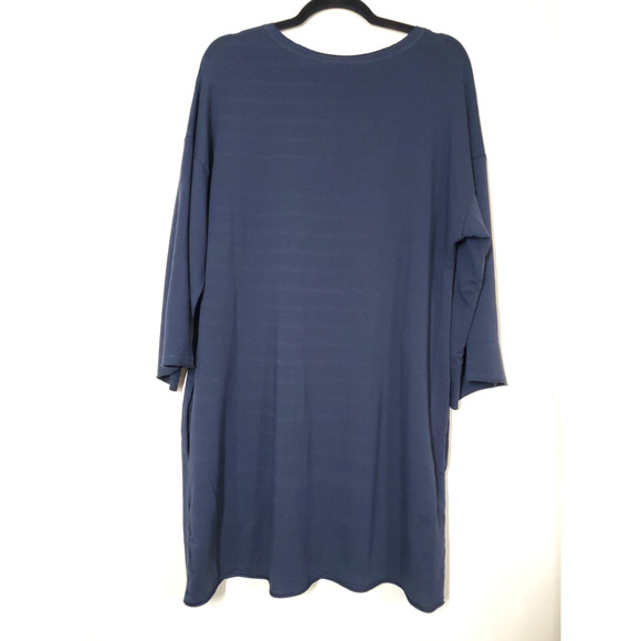 Urban Muu Muu Lounge Dress Short Tunic Pockets Sweatshirt Supima Cotton Modal - Picture 4 of 10